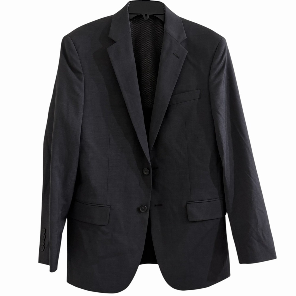 Jos A Bank Traveler Slim Fit Blazer 40R Wool Stretch‎ TravelTech Black